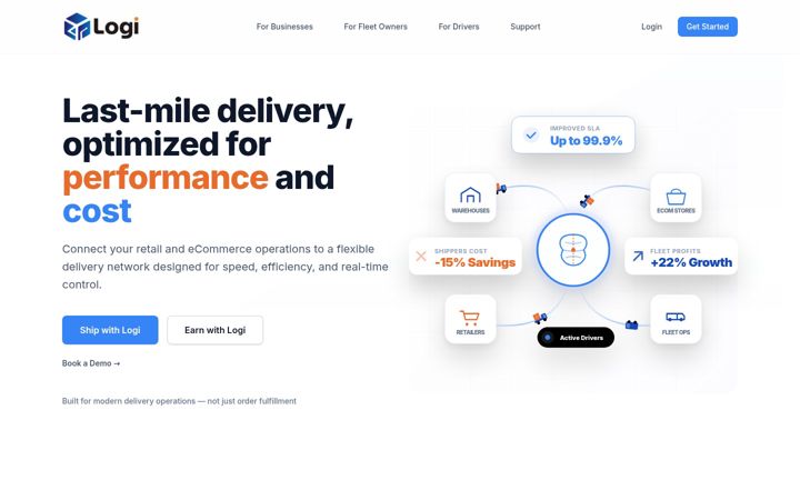 Screenshot of logibx.com