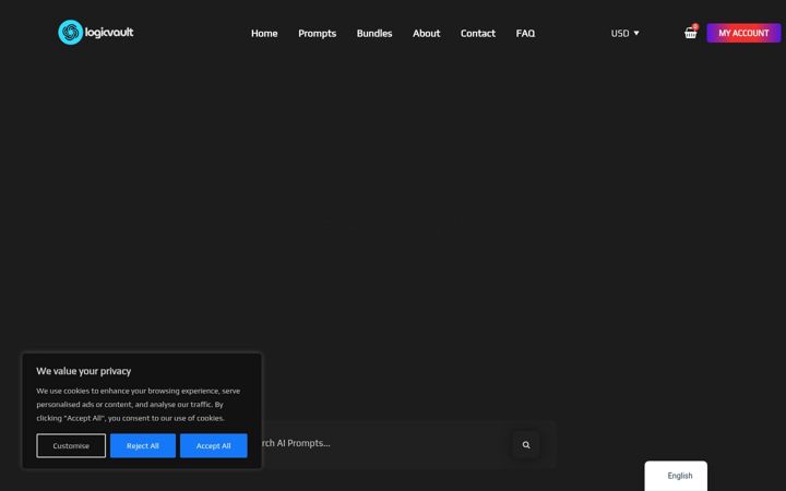 Screenshot of logic-vault.com