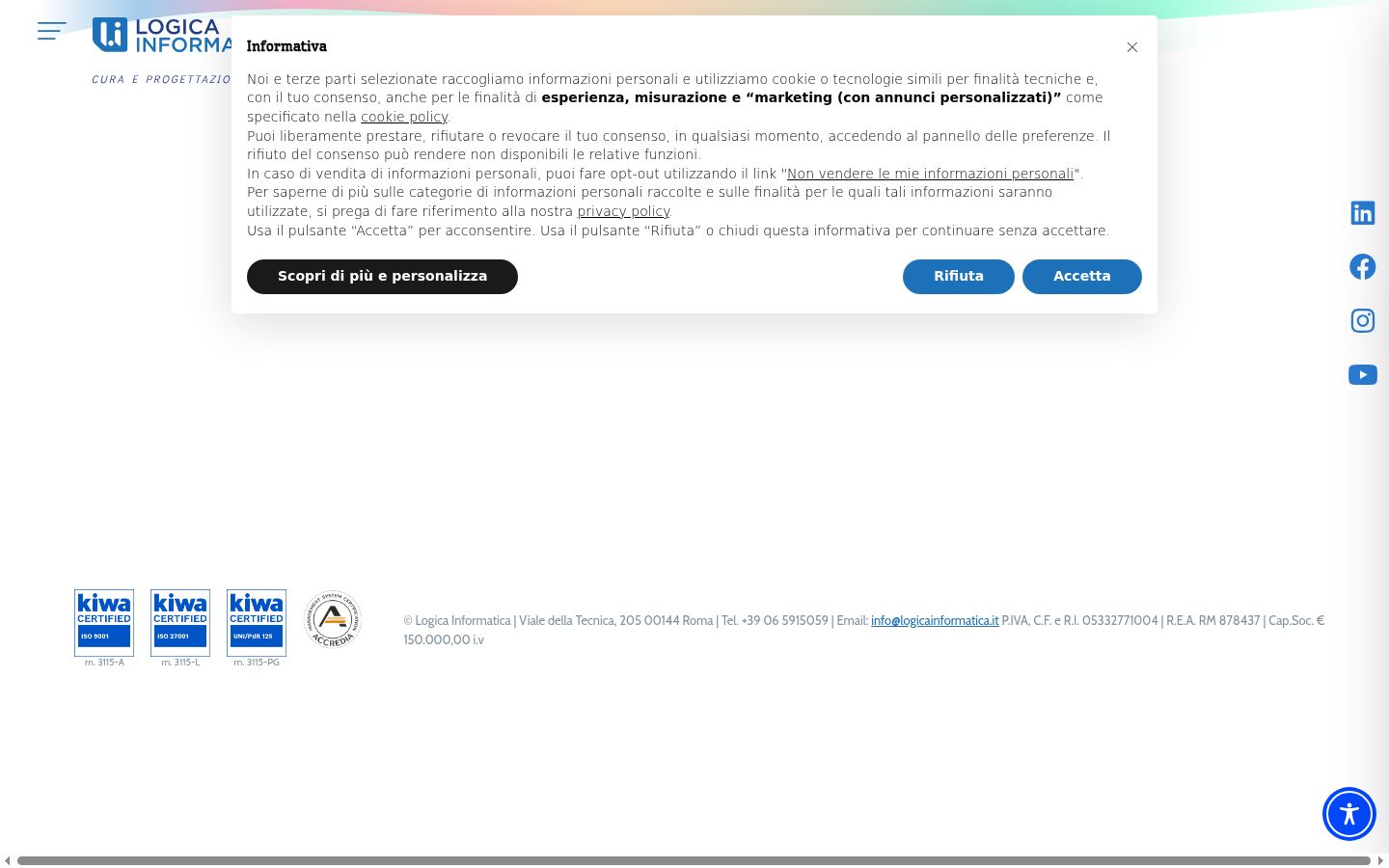 Screenshot tal-banner tal-kunsens muri qabel kwalunkwe interazzjoni
