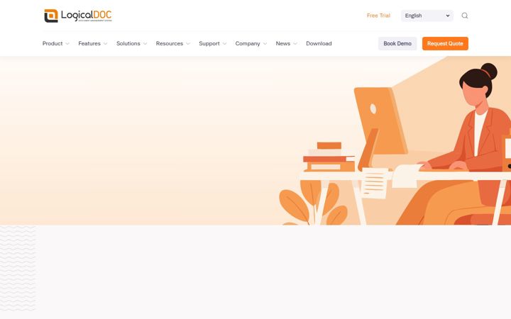 Screenshot of logicaldoc.com