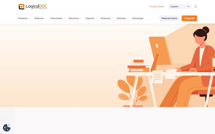Screenshot of logicaldoc.es