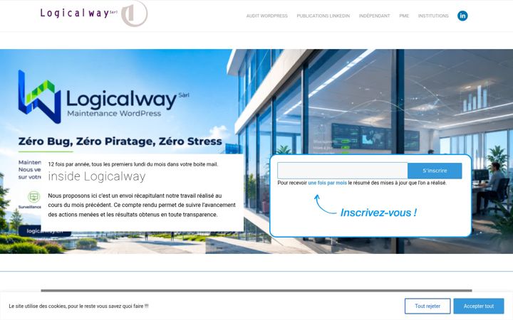 Screenshot of logicalway.ch