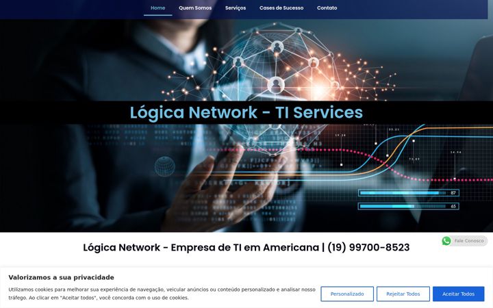 Screenshot of logicanetwork.com.br