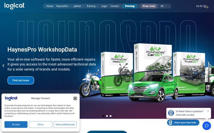 Screenshot of logicat.co.uk