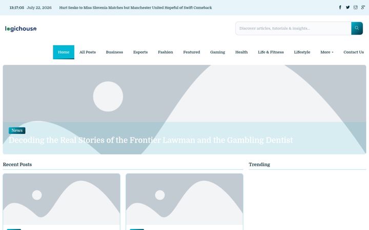 Screenshot of logichouse.nl
