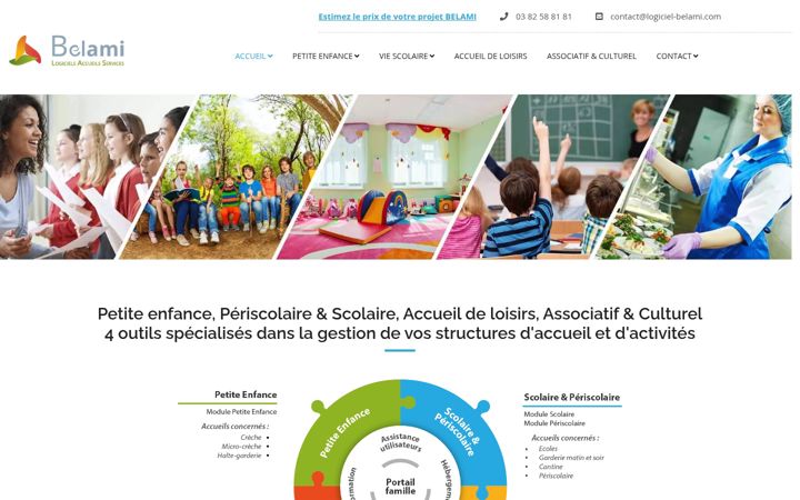 Screenshot of logiciel-belami.com