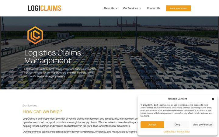 Screenshot of logiclaims.com