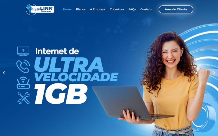 Screenshot of logiclink.com.br