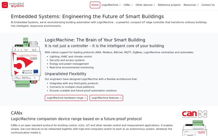 Screenshot of logicmachine.net