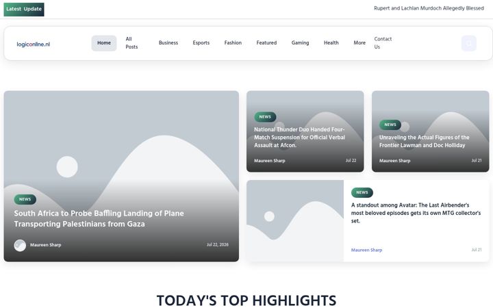 Screenshot of logiconline.nl