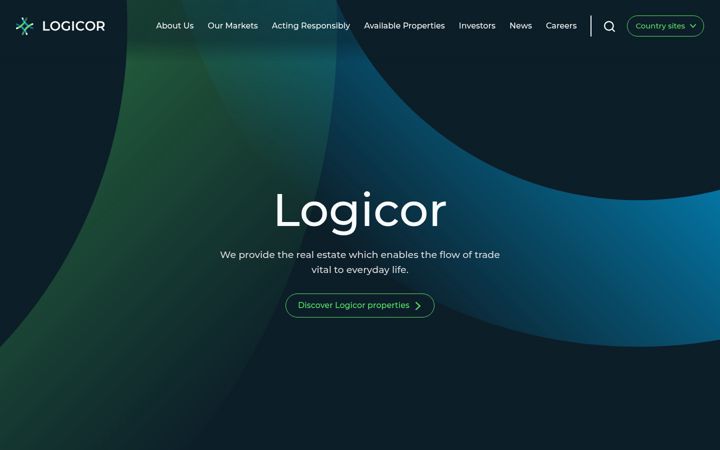 Screenshot of logicor.eu