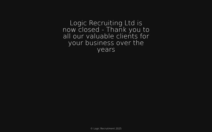 Screenshot of logicrecruiting.co.uk