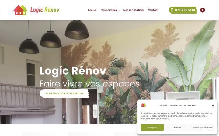 Screenshot of logicrenov.fr