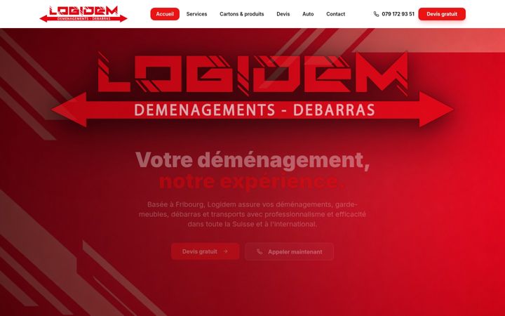 Screenshot of logidem.ch