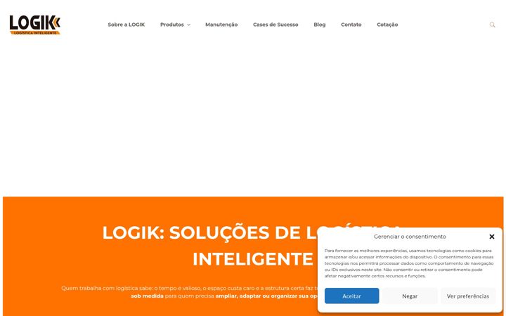 Screenshot of logiklog.com.br