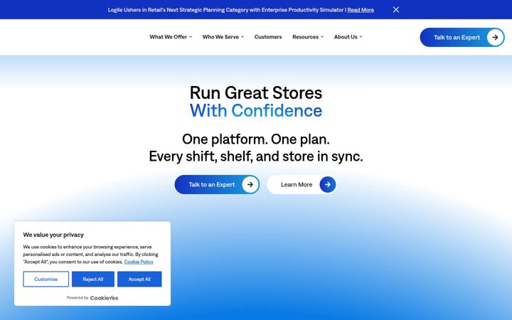 Screenshot of logile.com