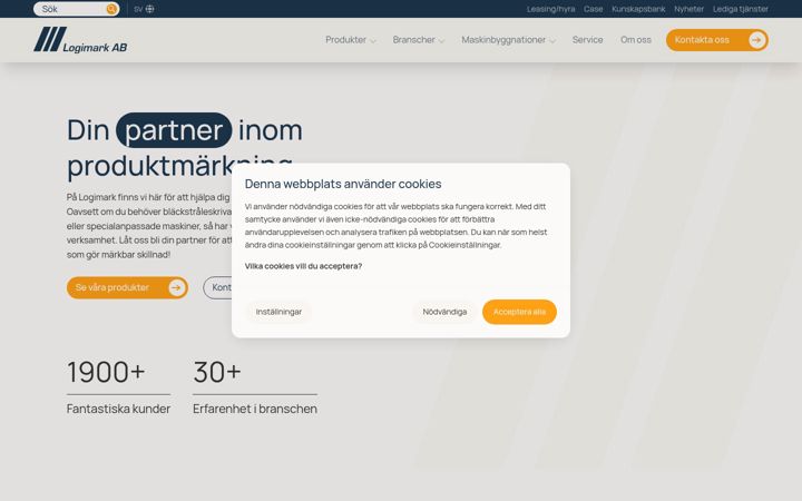 Screenshot of logimark.se