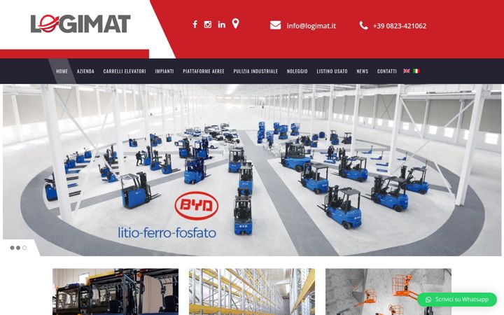 Screenshot of logimat.it