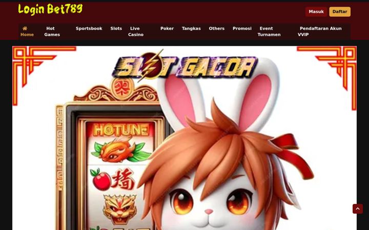 Screenshot of loginbet789.com