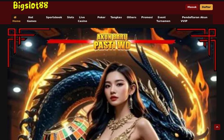 Screenshot ta' loginbigslot88.com