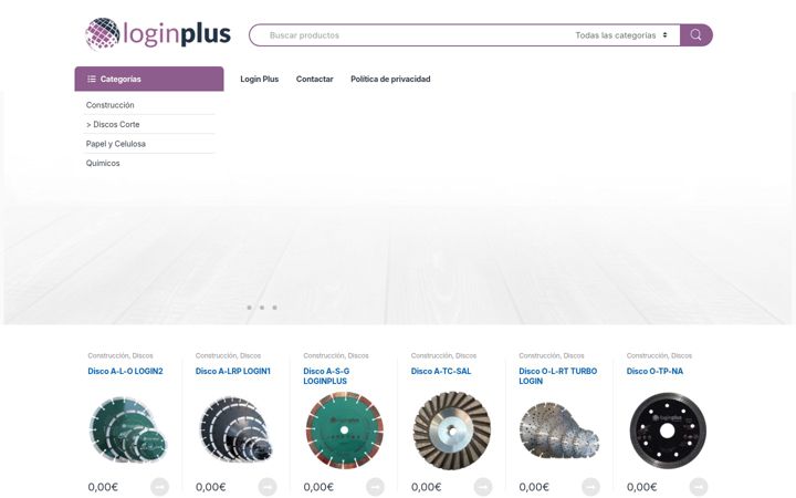 Screenshot of loginplus.es