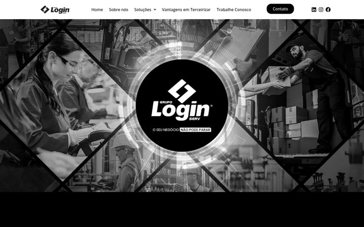 Screenshot of loginserv.com.br