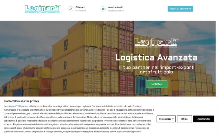 Screenshot of logipark.it