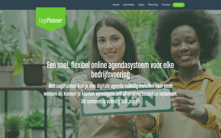 Screenshot of logiplanner.nl