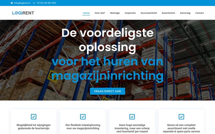 Screenshot of logirent.nl