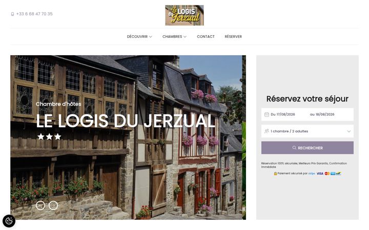 Screenshot of logis-du-jerzual.com