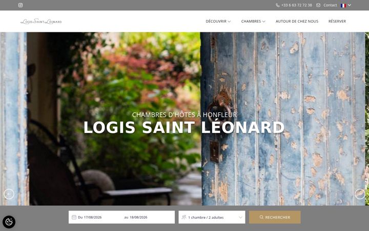 Screenshot of logis-saint-leonard.com