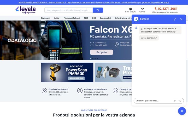 Screenshot of logiscenter.it