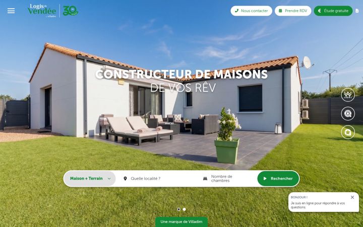 Screenshot of logisdevendee.com