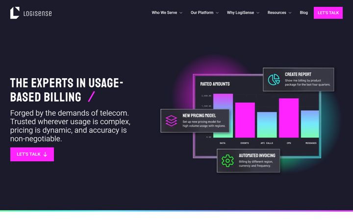 Screenshot of logisense.com