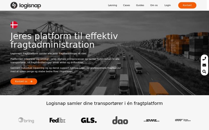 Screenshot of logisnap.com