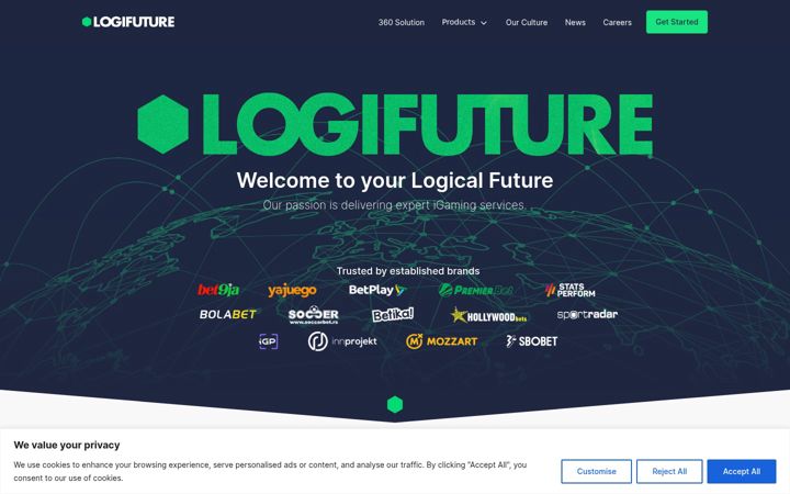 Screenshot of logispin.com