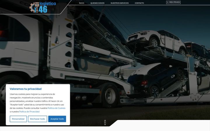 Screenshot of logistica46.es