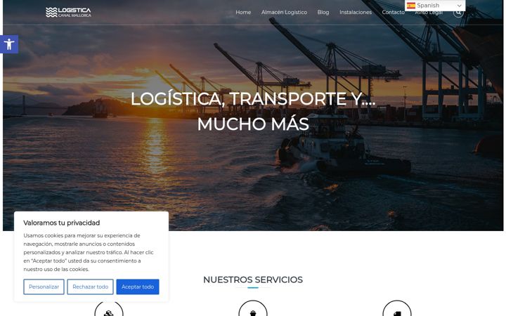 Screenshot of logisticacanal.com