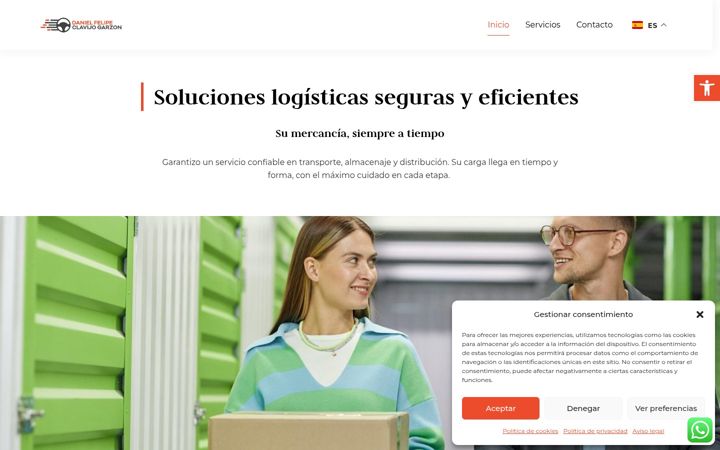 Screenshot of logisticadaniel.com