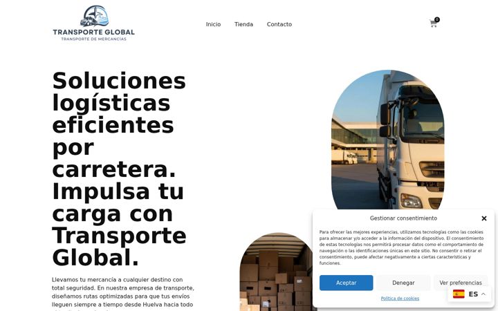 Screenshot of logisticahuelva.com