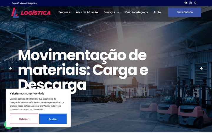 Screenshot of logisticall.com.br