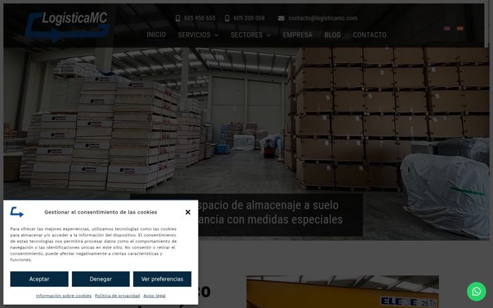 Screenshot of logisticamc.com