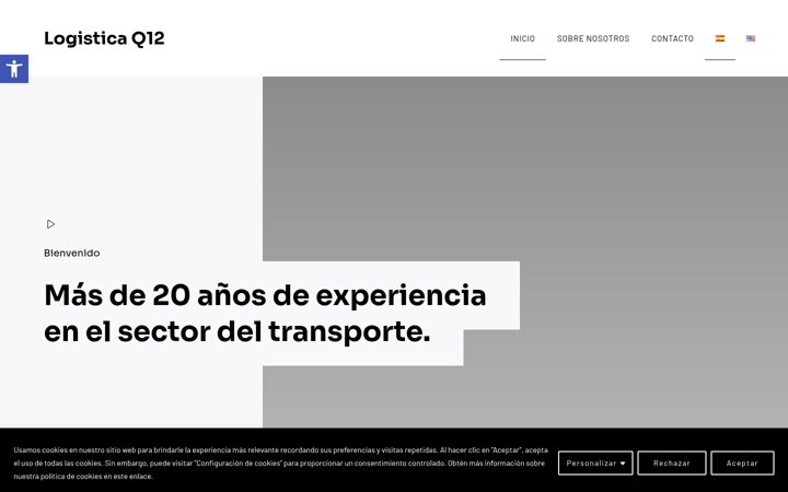 Screenshot of logisticaq12.es