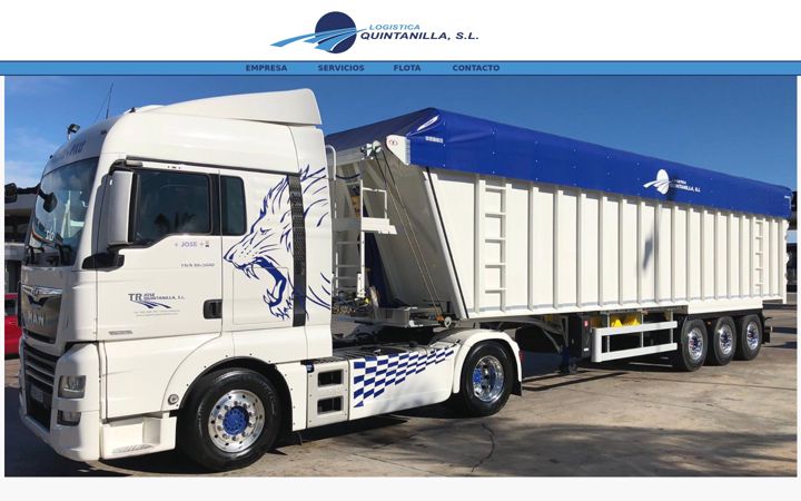 Screenshot of logisticaquintanilla.es