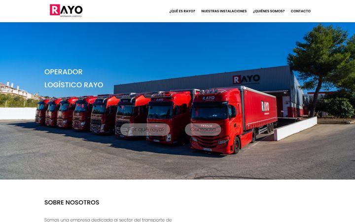 Screenshot of logisticarayo.com