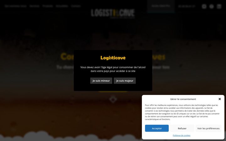 Screenshot of logisticave.fr