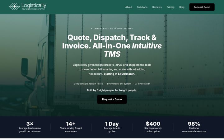 Screenshot of logisticinsight.com