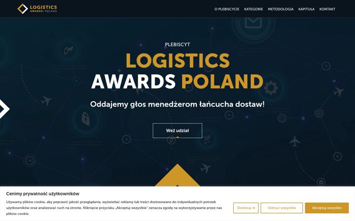 Screenshot of logistics-awards.pl