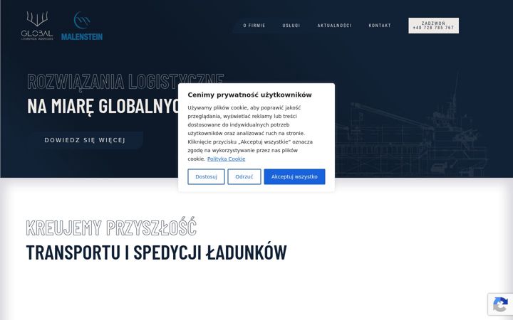 Screenshot of logisticsagencies.pl