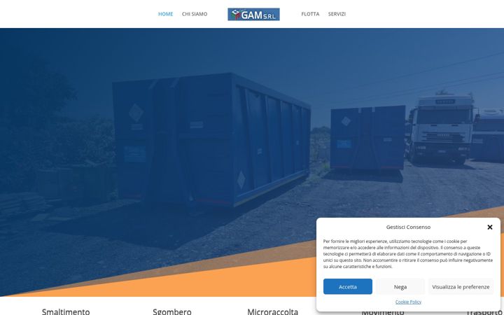 Screenshot of logistigam.it